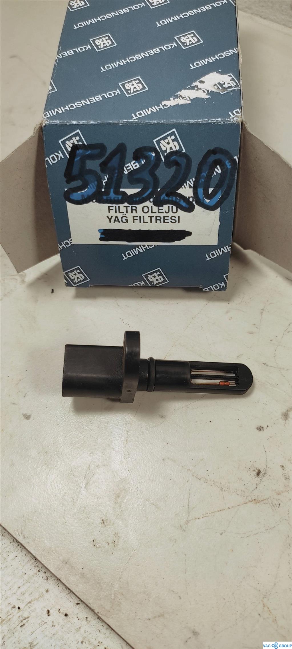 датчик температуры Audi A6 4B/C5 2000, 1.8 л., седан, 06B905379A, 06B905379D, 06B905379C, 06B905379G, . - фото №1