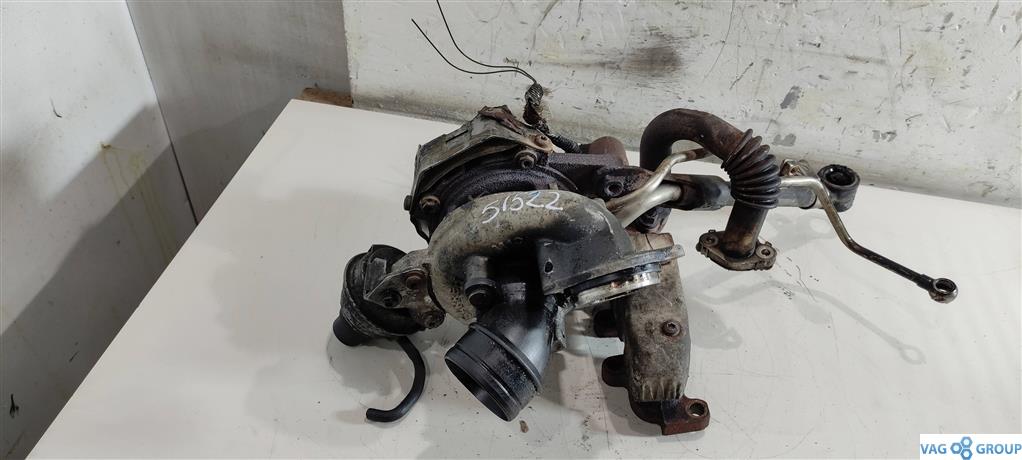 турбина Volkswagen Golf 6 поколение 2010, 1.6 л., TDi, дизель, хетчбэк 5 дв., 03L253016T, CAYC, CAYB, CAYA, 03L253016TX - фото №1