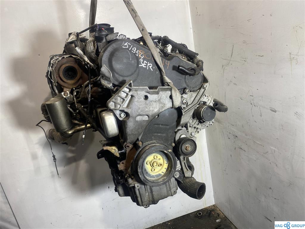 двигатель Volkswagen Passat B6 2009, 2.0 л., TDi, дизель, седан, CAH, CBA, CBB, CAHA, CAHB, CBD, . - фото №1