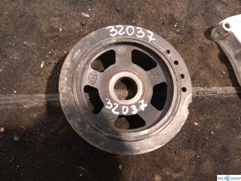 шкив коленвала Hyundai Accent 4 поколение (RB) 2013, 1.6 л., CRDi, дизель, седан, D319B332, D4FB, . - фото №1