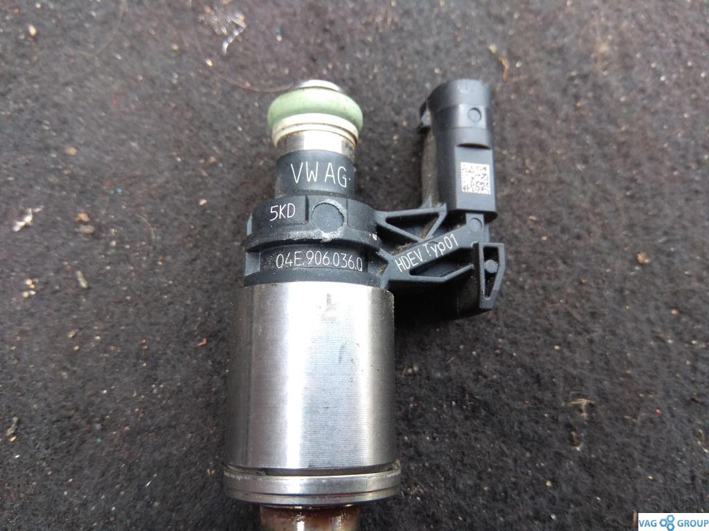 форсунка Audi A3 8V 2015, 1.2 л., TSI, бензин, хетчбэк 5 дв., 04E906036Q, CYVB, . - фото №1