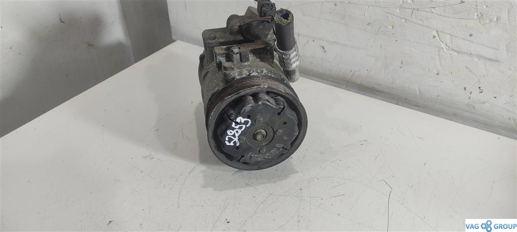 компрессор кондиционера Volkswagen Polo 4 поколение 2003, 1.2 л., бензин, хетчбэк 5 дв., 6Q0820803G, BME, AZQ, . - фото №1