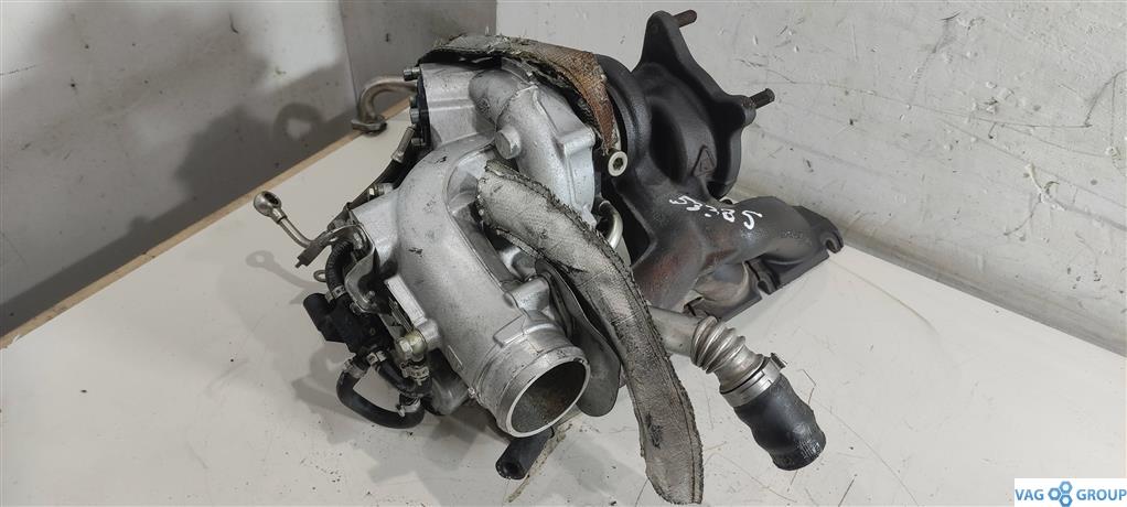 турбина Volkswagen Jetta 5 поколение 2006, 2.0 л., бензин, седан, 06F145701E, 06F145701C, 06F145701H, 06F145701F, BPY, AXX, BWA, 06F145701D, 06F145701G - фото №1