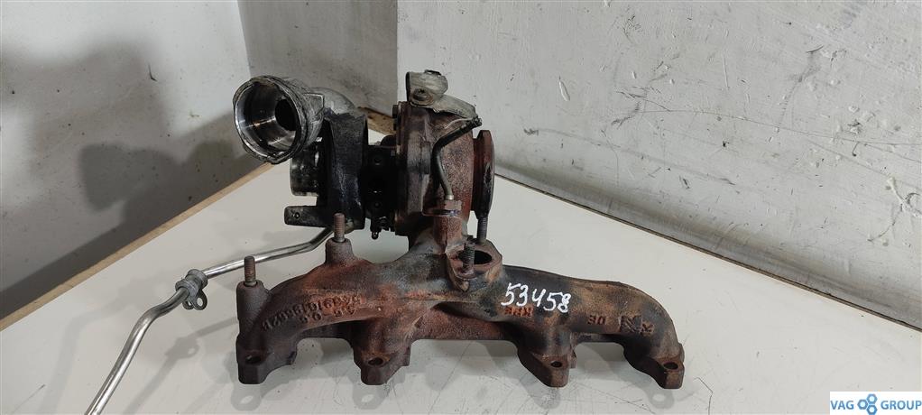 турбина Volkswagen Caddy 3 поколение 2006, 1.9 л., TDi, дизель, фургон, 03G253014M, BLS, . - фото №1