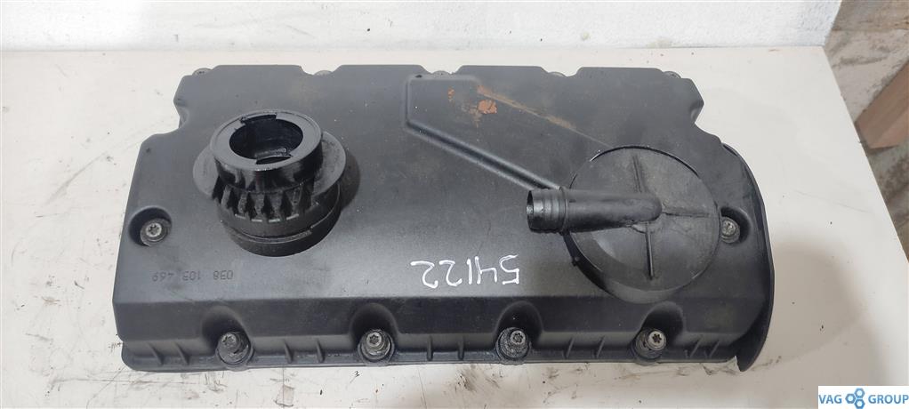 клапанная крышка Volkswagen Golf 5 поколение 2007, 1.9 л., TDi, дизель, хетчбэк 5 дв., BDK, 038103469AG, . - фото №1