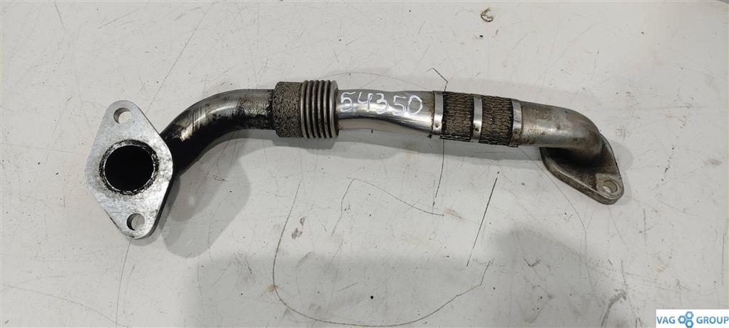 трубка системы рециркуляции EGR Volkswagen Passat B6 2007, 1.9 л., TDi, дизель, седан, BKC, BXE, 03G131521AF, 03G131521F, BRU, BXF, BSW, AXR, AVQ - фото №1