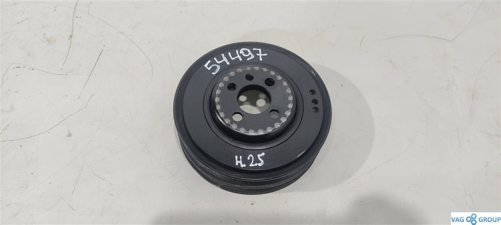 шкив коленвала Audi A6 4B/C5 1999, 1.8 л., бензин, седан, ANB, APU, AEB, APT, 058105251E, ADR, ARG, AJL, ARK, . - фото №1