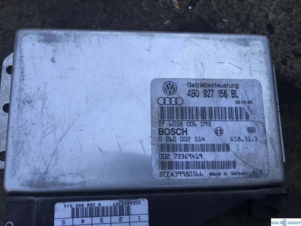 блок управления АКПП Audi A6 4B/C5 2000, 2.5 л., TDi, дизель, седан, 4B0927156BL, 4B0927156B, . - фото №1