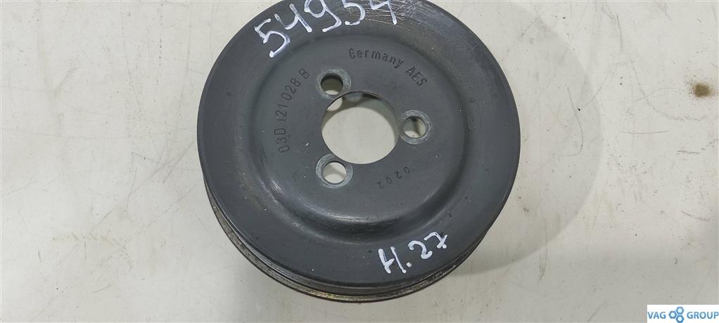 шкив помпы Volkswagen Passat B7 2013, 1.4 л., TFSI, бензин, седан, 03D121028B, CAXC, . - фото №1