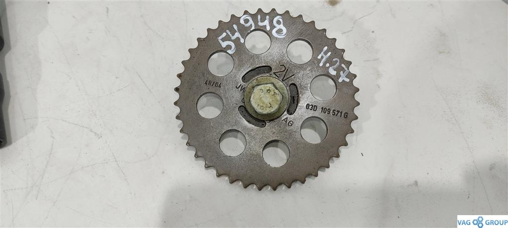 Шестерня (звездочка) цепи Volkswagen Polo 4 поколение 2003, 1.2 л., бензин, хетчбэк 5 дв., BMD, 03D109571G, AWY, . - фото №1