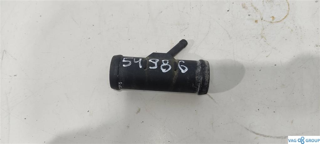 фланец (тройник) системы охлаждения Skoda Fabia 2 поколение (5J) 2007, 1.9 л., TDi, дизель, хетчбэк 5 дв., ATD, 1C0121438A, BSW, AXR, BLT, ASY, ASZ, . - фото №1