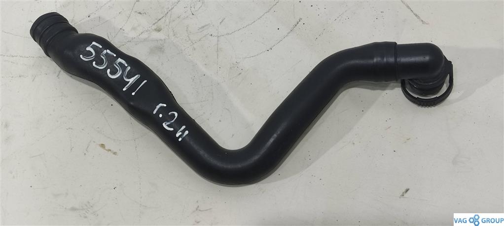 патрубок вентиляции картера Volkswagen Passat B6 2006, 2.0 л., бензин, седан, BVZ, BVY, BLR, BLX, BLY, BVX, 06F103217, . - фото №1