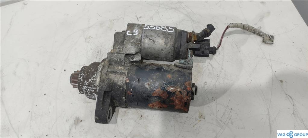 стартер Audi A1 8X 2013, 1.2 л., TFSI, бензин, хетчбэк 5 дв., 02T911023R, BLP, BAG, BME, BTS, AZQ, 02T911023S, BBM, CAYC, BXV, BLF, BAH, BXW, BKY, CGPB, BBY, CFWA, 02T911024N, AUB, BBZ, CBZA, CJLB, CBZB, CNKA, CHFA, . - фото №1