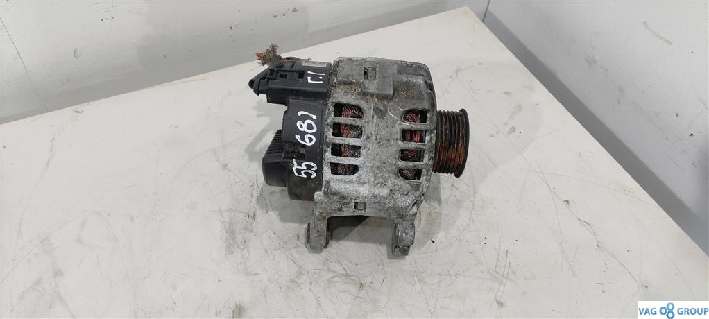 генератор Volkswagen Polo 5 поколение 2012, 1.2 л., бензин, хетчбэк 5 дв., BME, AZQ, 03D903025D, BAH, AUB, BBZ, BML, . - фото №1