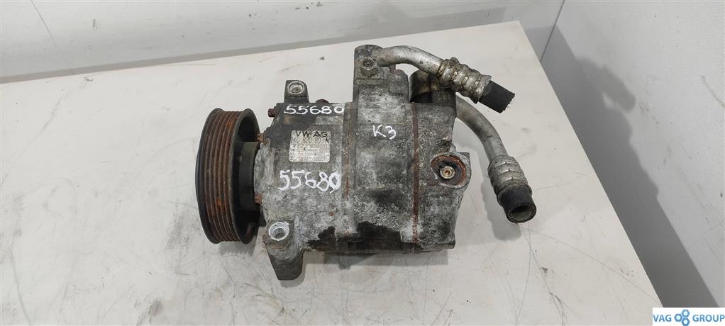компрессор кондиционера Volkswagen Jetta 5 поколение 2006, 2.0 л., FSI, бензин, седан, BVZ, 1K0820859P, BSE, BVY, BPY, BLR, BLY, 1K0820803S, 1K0820859M, 1K0820859S, 1K0820803L, 1K0820859F, 1K0820803N, 1K0820803F, 1K0820859E, 5N0820803C, 1K0820803P, 5N0820803A, 1K0820859T, 1K0820859C, 5Q0820803E, BWA, 5N0820803, 5N0820803H, 890632, 1K0820803C, 1K0820859D, 1K0820803E, BSF, 5K0820803H, 1K0820808DX, 1K0820808FX, 5K0820803J, 1K0820803QX, 1K0820808A, 1K0820808BX, 1K0820859H, 1K0820859N, 5K0820803, 5K0820803C, 5K0820803E, 5K0820803G, 5K0820803L, 5Q0820803J, 5Q0820803N, 5Q0820803R, 8J0260805A, 699357 - фото №1