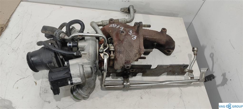 турбина Volkswagen Golf 6 поколение 2010, 1.4 л., TSI, бензин, хетчбэк 5 дв., 03C145701R, 03C145702A, 03C145702L, 03C145702C, CAXA, CMSB - фото №1