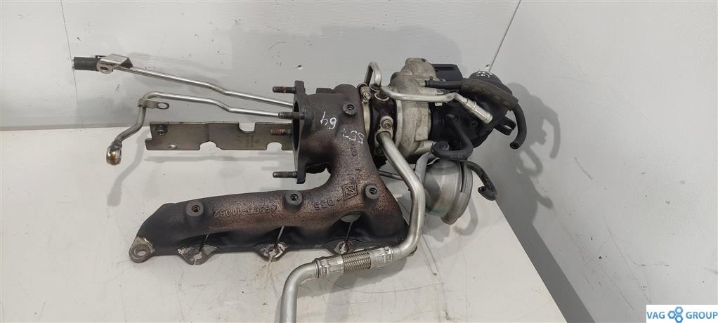 турбина Volkswagen Passat B6 2009, 1.4 л., TSI, бензин, универсал, 03C145701R, 03C145702A, 03C145702L, 03C145702C, CAXA, CNVA - фото №1