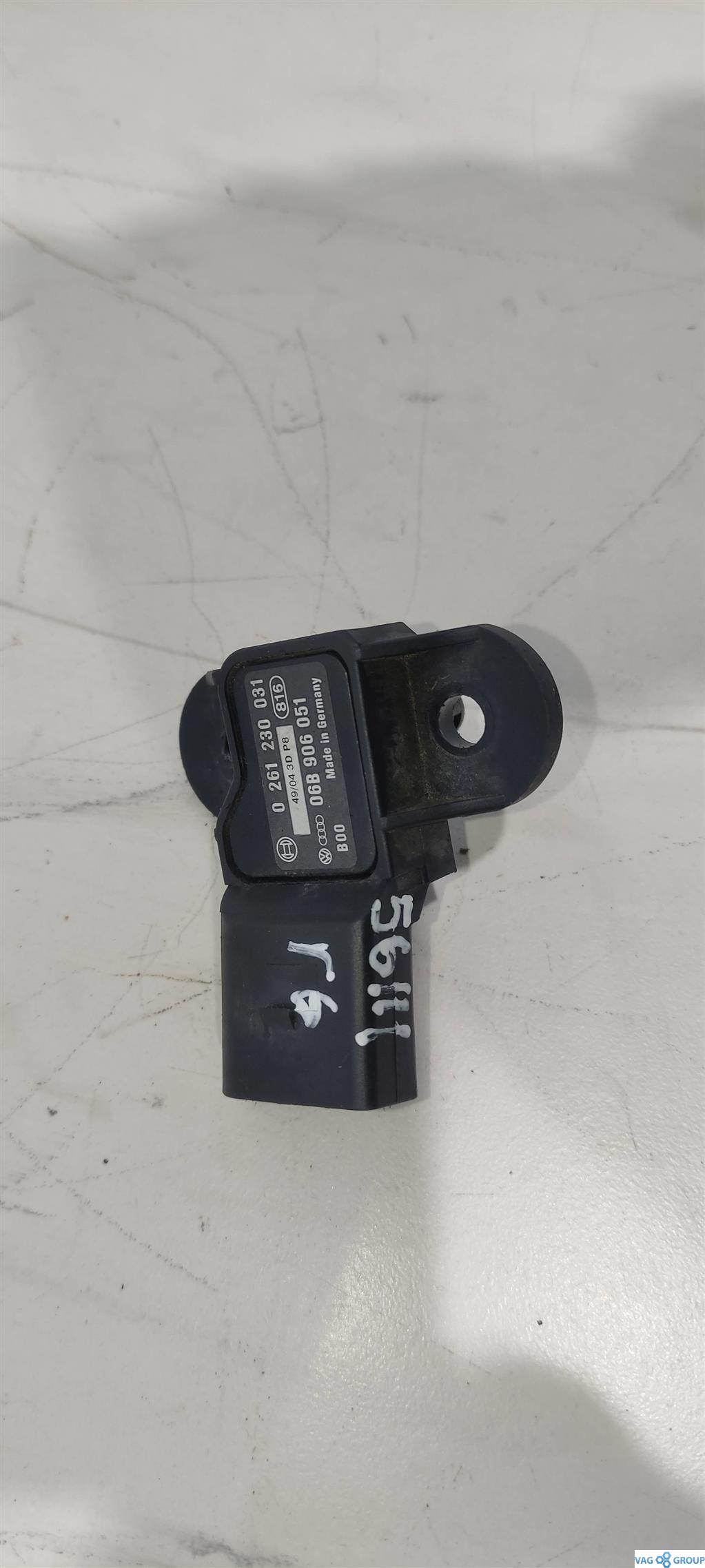 датчик абсолютного давления Volkswagen Passat B6 2009, 1.6 л., бензин, седан, BVZ, BSE, BVY, BME, 06B906051, BCA, AZQ, BSF, 0261230031, APE, AXP, BGU, CCSA, CMXA - фото №1