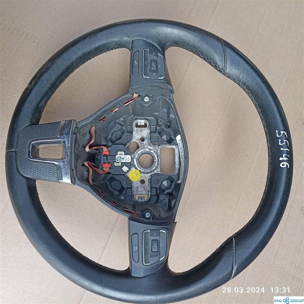 руль Volkswagen Golf 6 поколение 2011, 5C0419091B, . - фото №1