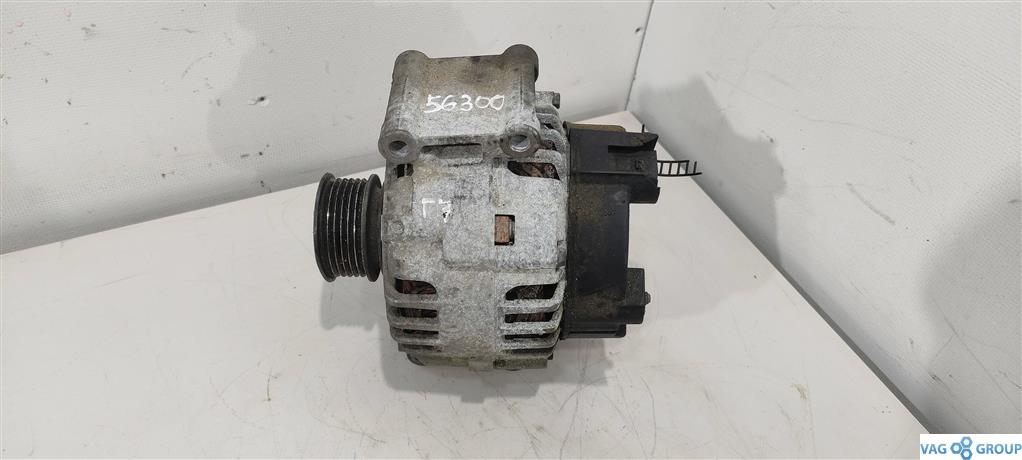 генератор Audi A4 B6 2003, 2.0 л., TFSI, бензин, седан, AWA, AVJ, BPY, BWE, BFB, AXX, BWA, 06B903016AF, BYT, BZB, BEX, CAWB, CCZA, BGB, CCTA, BUL, BYK, ALZ, CDAA, CGYA, CFMA, CCZC, . - фото №1