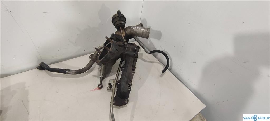 турбина Volkswagen Golf 4 поколение 2001, 1.8 л., бензин, хетчбэк 5 дв., 06A145703G, AUM, 06A145703B, AGU, 06A145704, 06A145704L, 06A145704LX - фото №1