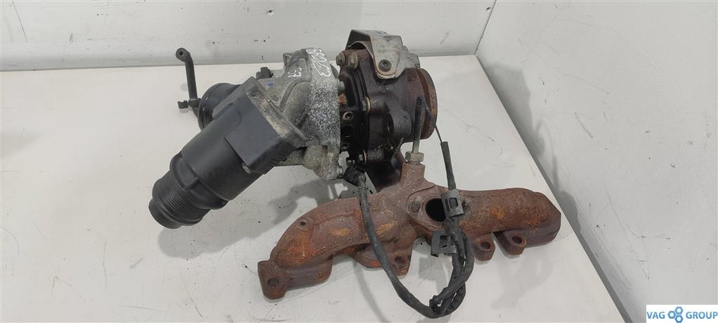 турбина Skoda Superb 2 поколение 2011, 2.0 л., TDi, дизель, седан, 03L253056T, 03L253056G, 03L253019P, CFFA, CFFB, CLCA, CFGB, CFHC, CLJA, CLCB, 03L253010G - фото №1