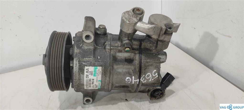 компрессор кондиционера Volkswagen Jetta 5 поколение 2006, 2.0 л., FSI, бензин, седан, BVZ, BSE, BVY, BPY, BLR, BLY, BWA, 1K0820803, BSF, . - фото №1