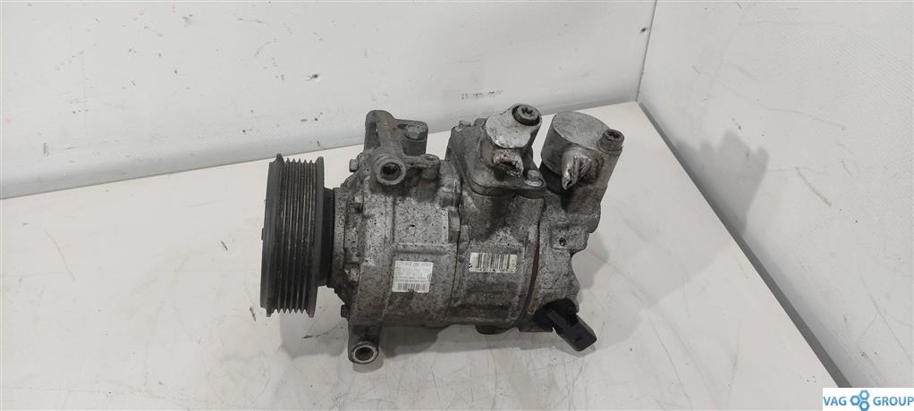 компрессор кондиционера Audi A4 B7 2006, 1.8 л., бензин, универсал, ALT, BFB, 8E0260805BP, 8E0260805CB, 8E0260805BS - фото №1
