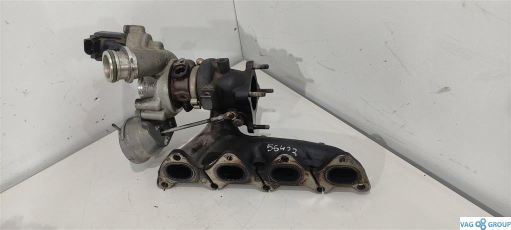 турбина Volkswagen Passat B6 2007, 1.4 л., TSI, бензин, универсал, 03C145701R, 03C145702A, 03C145702L, 03C145702C, CAXA, CMSB, . - фото №1