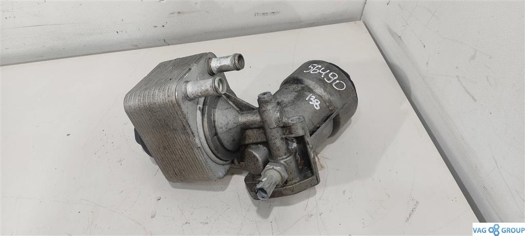 корпус масляного фильтра Volkswagen Touareg 1 поколение 2005, 3.6 л., бензин, внедорожник 5 дв., BHK, 028117021E, BLV, 022115403QA, 022115403R, AYL, AXZ, AUE, BDE, BDB, BMJ, BUB, 066115403, AQN, BHE - фото №1