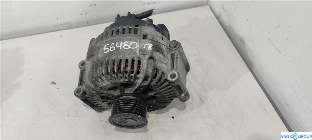 генератор Audi A4 B7 2006, 2.0 л., TFSI, бензин, седан, BPJ, 06E903016D, . - фото №1