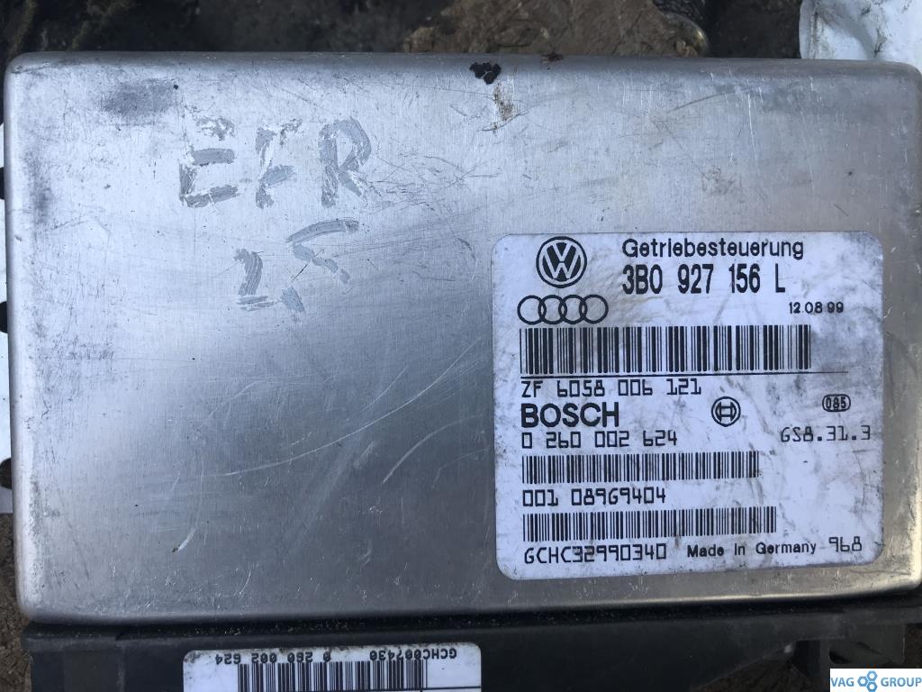 блок управления АКПП Volkswagen Passat B5 1998, 2.5 л., TDi, дизель, седан, 3B0927156L, . - фото №1