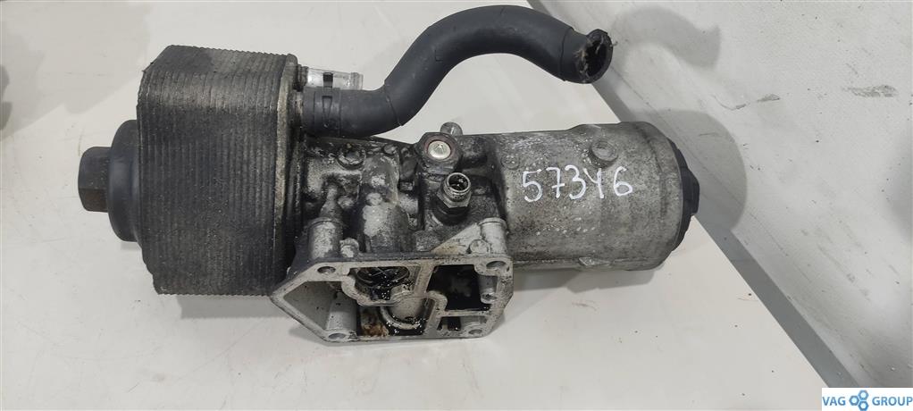 корпус масляного фильтра Audi A6 4F/C6 2006, 2.0 л., TDi, дизель, седан, 045115389G, 045115389E, BRD, BRE, BKC, 045115389J, BKD, AZV, AVQ, BLB, BNA, BRF, BVF, BVA, 045115389C, 045115389H - фото №1