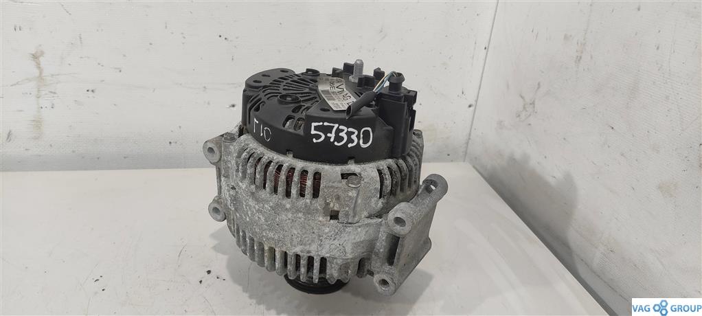 генератор Audi A4 B7 2006, 2.0 л., TFSI, бензин, седан, BPJ, 06E903016D, . - фото №1