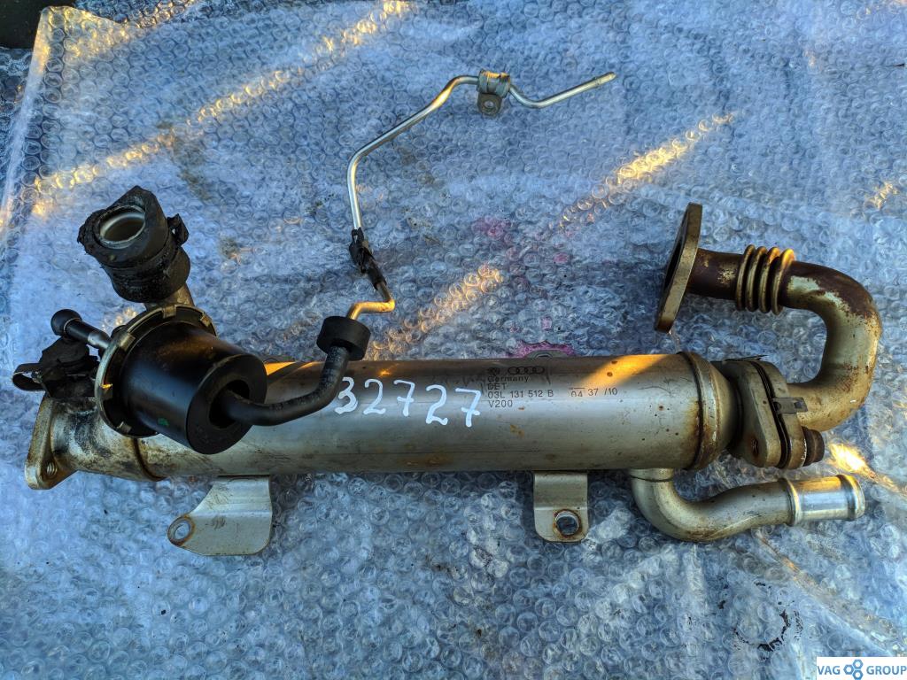 охладитель EGR / Радиатор EGR Volkswagen Passat CC 1 поколение 2010, 2.0 л., TDi, дизель, седан, 03L131512B, CBA, CBB, CBD, CEG, . - фото №1