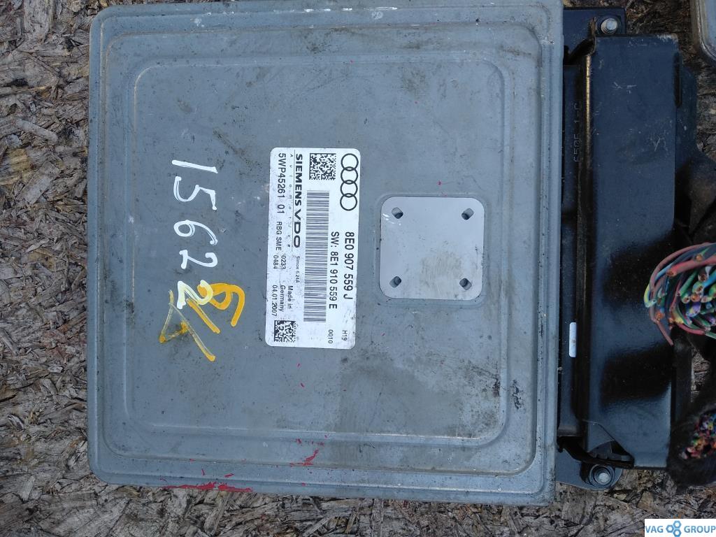 блок управления двигателем Audi A4 B7 2006, 3.2 л., FSI, бензин, седан, 8E1910559C, BKH, 8E1910559CX - фото №1