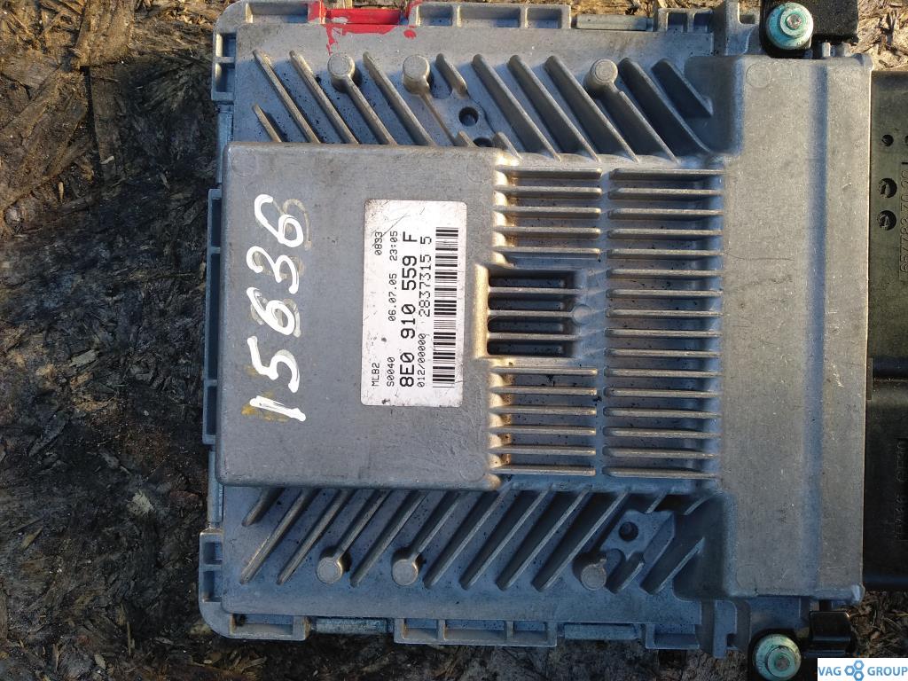 блок управления двигателем Audi A4 B7 2006, 3.2 л., FSI, бензин, седан, 8E0910559F, BKH, . - фото №1