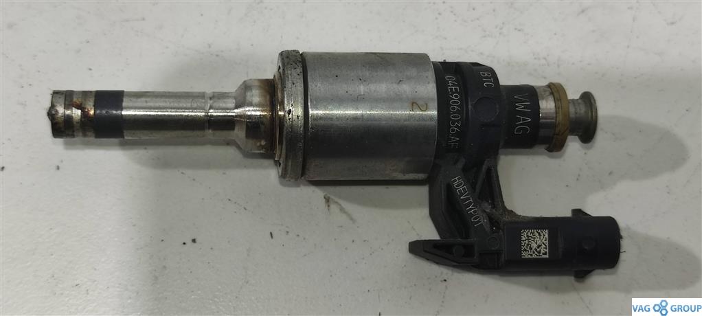 форсунка Skoda Octavia 3 поколение (A7) 2015, 1.4 л., TFSI, бензин, седан, 04E906036AF, CZDA, CZEA, CPWA, CHPB, CZDB, . - фото №1
