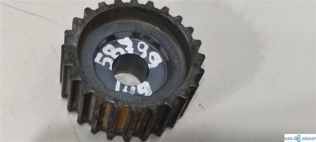 шестерня (звездочка) коленвала Skoda Octavia 3 поколение (A7) 2015, 1.4 л., бензин, хетчбэк 5 дв., CZD, CPW, 04E105243E, . - фото №1