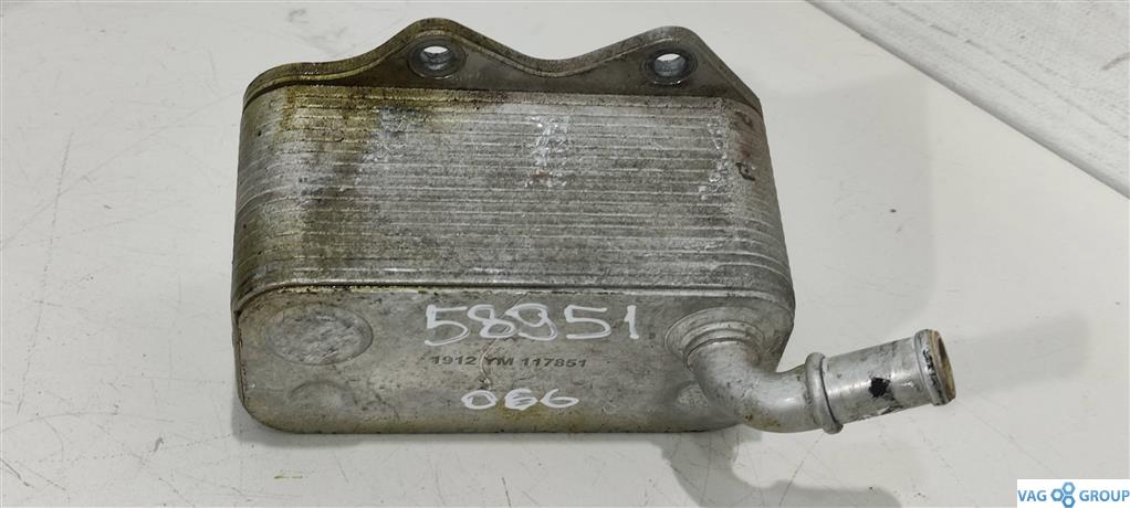 радиатор масляный Audi A4 B7 2006, 2.0 л., FSI, бензин, седан, 06D117021C, BVZ, BLR, BLX, BLY, BPJ, BWE, AXW, AXX, BWA, BMB, CDLH, CAWB, CCZA, BZC, BGB, CDMA, BWA1, CCTA, . - фото №1