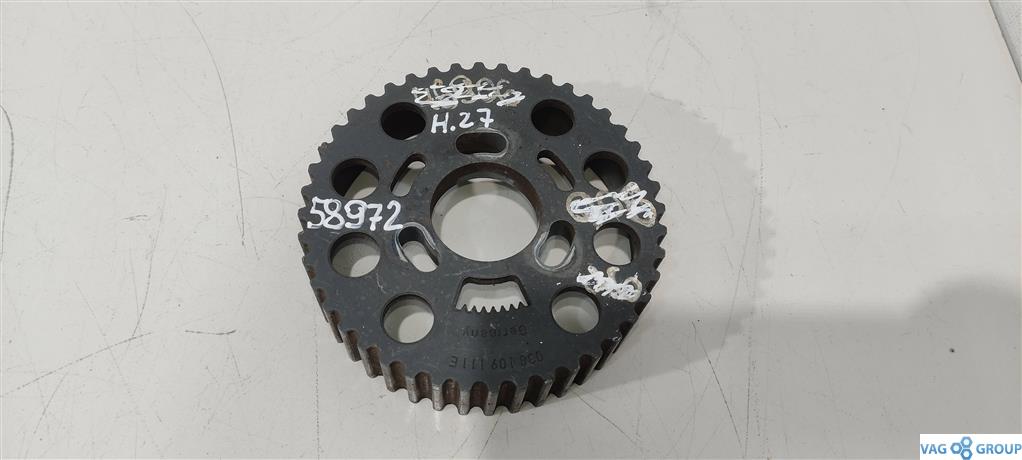 шкив распредвала Audi A6 4F/C6 2006, 1.9 л., TDi, дизель, седан, 038109111E, AVF, AVB, CBA, CBB, CBD, CJA, AVX, . - фото №1