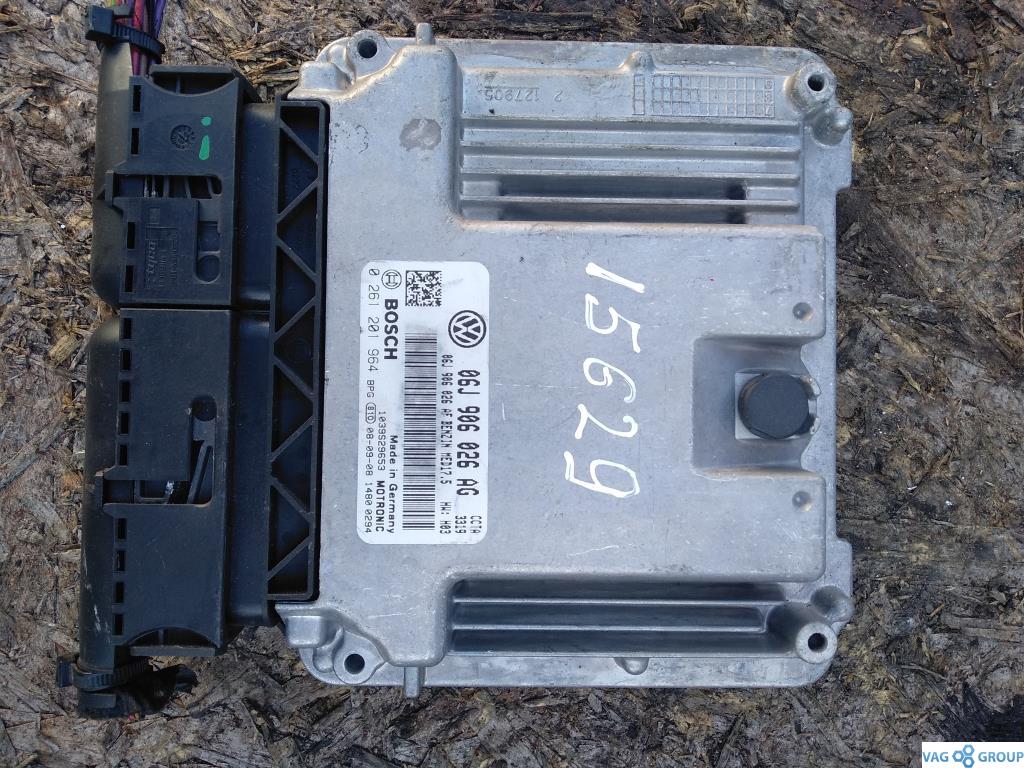 блок управления двигателем Volkswagen Passat B6 2009, 2.0 л., TFSI, бензин, седан, 06J906026AG, CCTA, . - фото №1