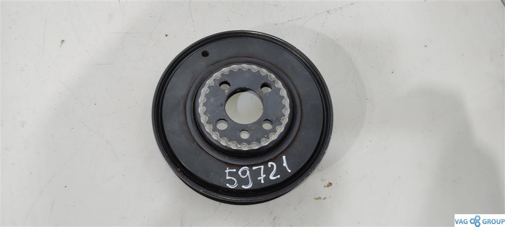 шкив коленвала Audi A6 4B/C5 1999, 1.8 л., бензин, седан, ANB, APU, AEB, APT, 058105251E, ADR, ARG, AJL, ARK, . - фото №1