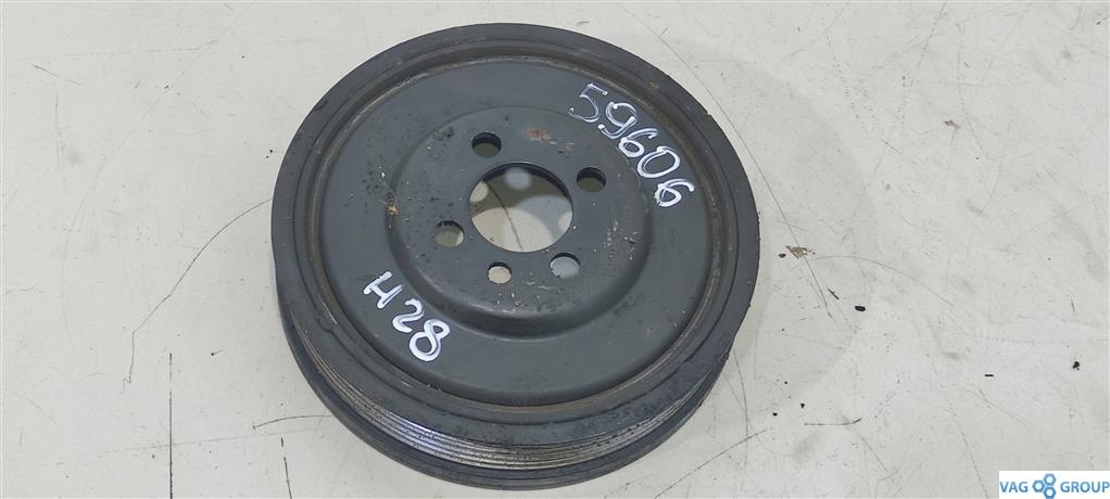 шкив коленвала Volkswagen Caddy 2 поколение 1999, 1.9 л., TDi, дизель, фургон, ALH, 038105243, AYQ, . - фото №1