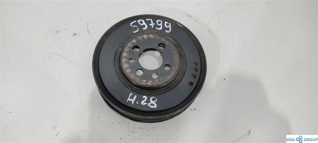 шкив коленвала Audi A6 4B/C5 2000, 1.8 л., бензин, седан, AWT, ALT, 06B105243F, 06A105243E, 06B105243E - фото №1