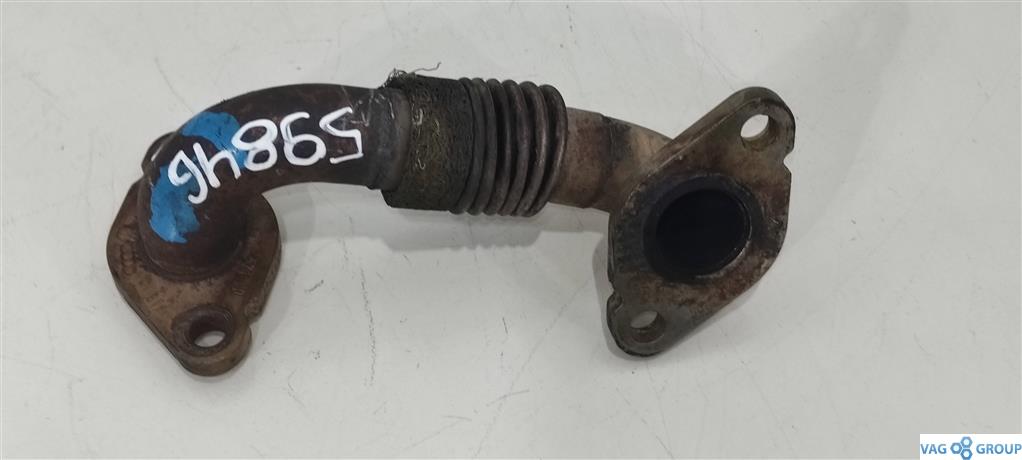 трубка системы рециркуляции EGR Volkswagen Passat B6 2007, 1.9 л., дизель, универсал, BXE, 038131521CD, . - фото №1
