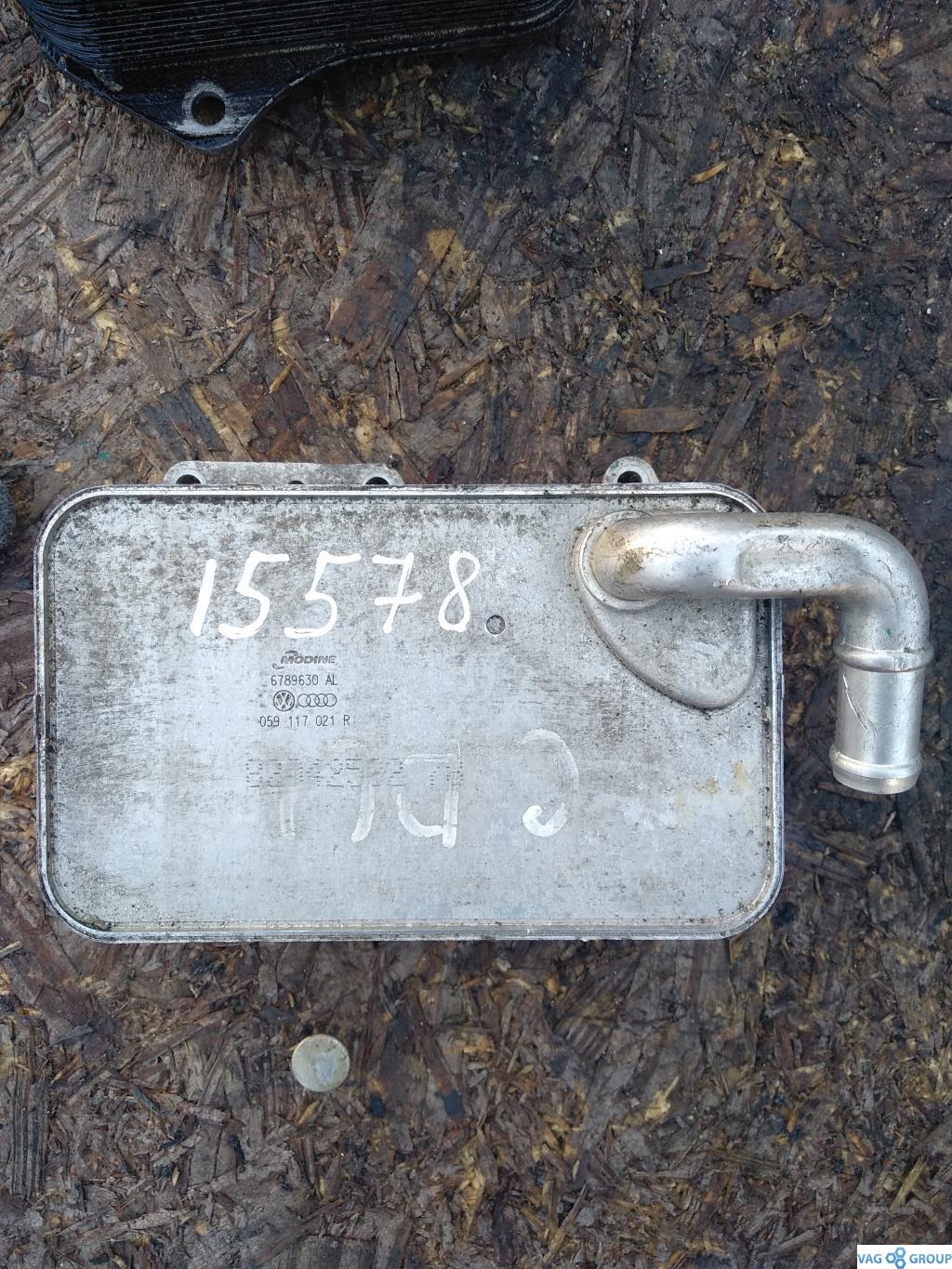 радиатор масляный Audi A6 4G/C7 2013, 3.0 л., TDi, дизель, седан, 059117021R, CDU, 059117015P - фото №1