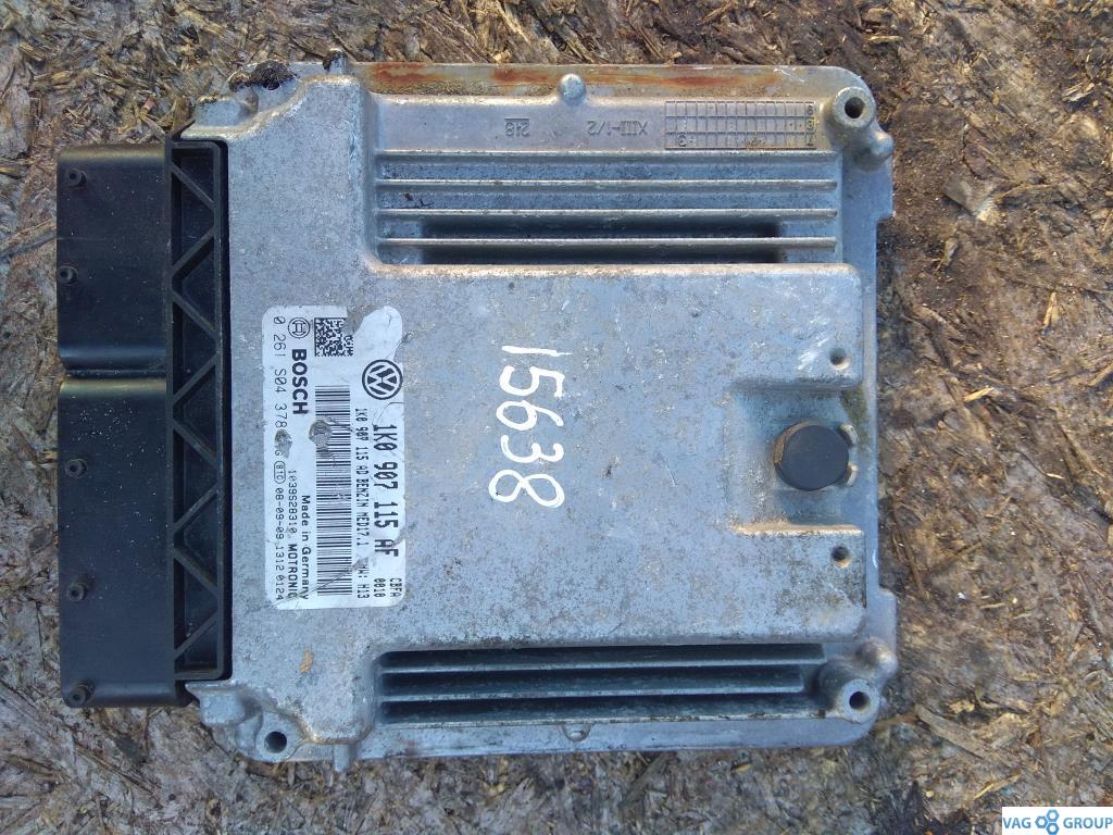 блок управления двигателем Volkswagen Passat B6 2009, 2.0 л., TFSI, бензин, седан, 1K0907115AF, CBFA, . - фото №1