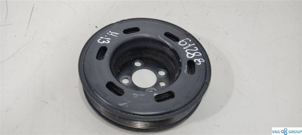 шкив коленвала Audi A6 4B/C5 2000, 1.8 л., бензин, седан, AWT, ALT, 06B105243F, 06A105243E, 06B105243E - фото №1