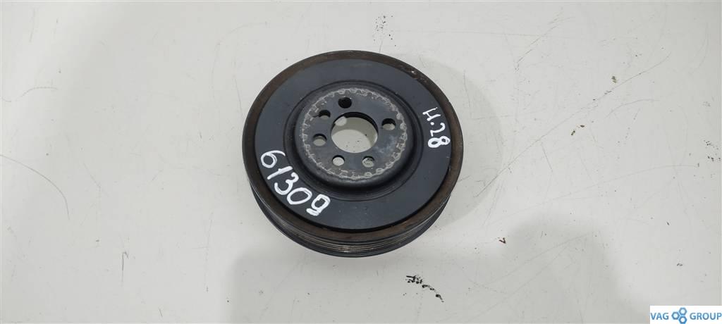 шкив коленвала Audi A6 4B/C5 2000, 1.8 л., бензин, седан, AWT, ALT, 06B105243F, 06A105243E, 06B105243E - фото №1